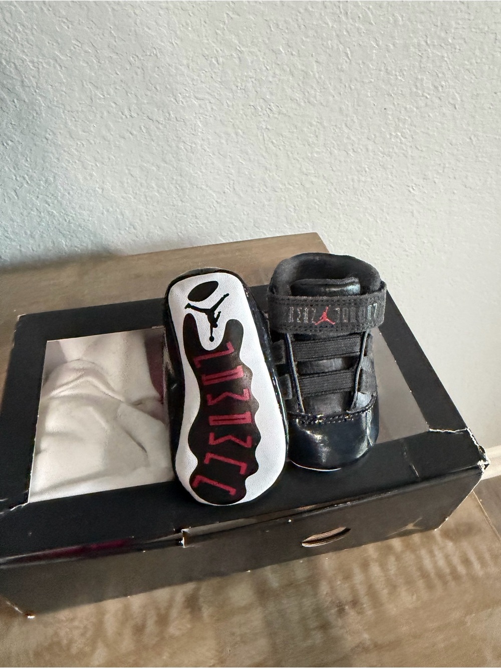 Jordan 11 Crib Bootie 1c